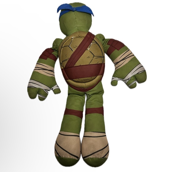 23” Leonardo Teenage Mutant Ninja Turtle TMNT Plush Pillow Stuffed Animal - Picture 3 of 5